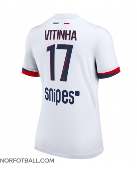 Billige Fotballdrakt Paris Saint-Germain Vitinha #17 Replika Bortedrakt Dame 2025-26 Kortermet Billige Fotballdrakt Paris Saint-Germain Vitinha #17 Replika Bortedrakt Dame 2025-26 Kortermet